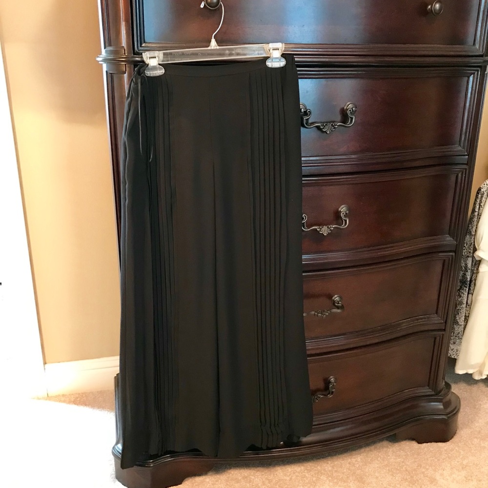 Black evening pants
